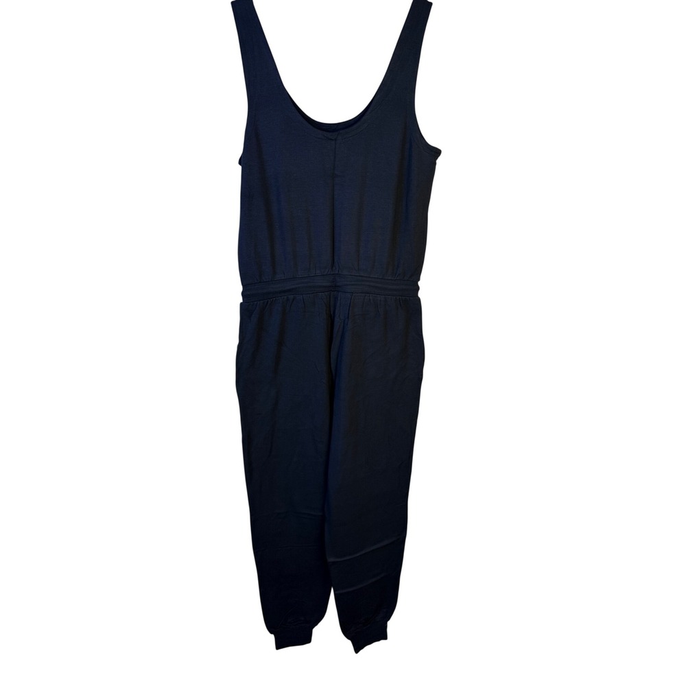 Athleta Balance Jumpsuit Black Sleeveless Jogger Drawstring S NWT 988523-00-2 - Picture 9 of 11